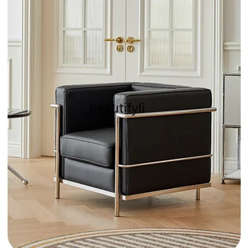 Сицилийский диван Итальянский диван Корбюзье Баухауз Черное Мягкое сиденье-мешок стул для гостиной односпальный диван-кресло стулья для гостиной