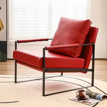 Кожаный секционный диван для гостиной, современный минималистичный дизайнерский диван, кресло для взрослых, Необычная мебель для гостиной-канапе