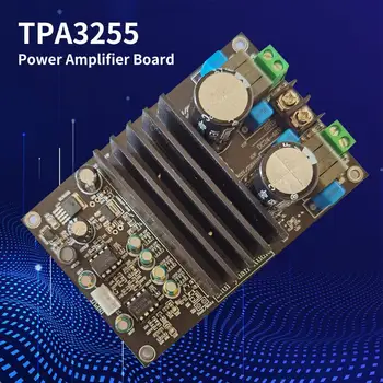 Плата Усилителя TPA3255 Quick Response High Power Plug Play Металлический Практичный Модуль Аудиоусилителя для Динамика