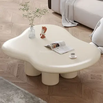 Дизайн журнального столика Accent Cloud Нестандартной формы, Креативные прикроватные столики для гостиной, мебель для спальни Comodino серии Nordic Style