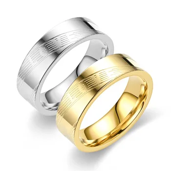 Пара колец Для женщин Ювелирные Изделия Титановая сталь Обручальные кольца для Влюбленных Подарки на День Святого Валентина Аксессуары