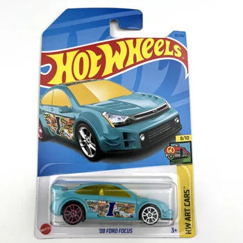 2023-83 Hot Wheels Cars 08 FORD FOCUS 1/64 Металлические модели, отлитые под давлением, коллекция игрушечных транспортных средств