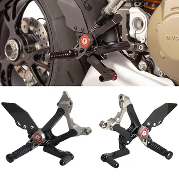 Для Ducati Street fighter V4 Moto Rearset Задние Подножки Комплект Для Отдыха Streetfighter Регулятор Из Углеродного Волокна Подставка Для Ног Мотоцикла