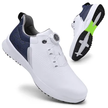 Новая тренировочная обувь для гольфа с кружевными сломанными ногтями Мужская обувь для гольфа