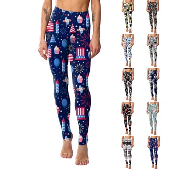 Женские базовые штаны для йоги с принтом Toye, Эластичные леггинсы для йоги, одежда для бега в спортзал, быстросохнущие узкие брюки XS-8XL