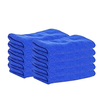 10 квадратных кусочков ультратонкого волокна Впитывают воду без ворса, используйте впитывающее полотенце для ежедневной уборки в автомойке
