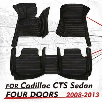 Автомобильные коврики на заказ для Cadillac CTS Седан Четыре двери 2008 2009 2010 2011 2012 2013 автоматические накладки для ног автомобильный ковролин