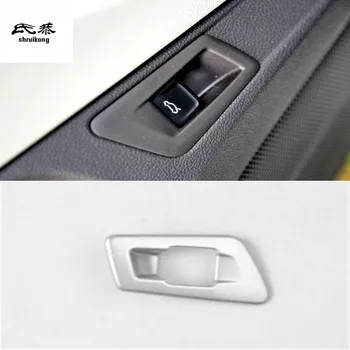 1шт ABS хромированный или из углеродного волокна задний переключатель багажника декоративная крышка для 2018 Volkswagen VW T-ROC автомобильные аксессуары