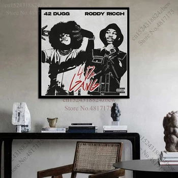 Плакат Родди Ричча, музыкальный альбом рэпера Die Young 4 Da Gang Lemonade, картина на холсте, настенные художественные плакаты и принты, домашний декор