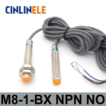 M8 LJ8A3-1-Z/BX 1 мм 6-36 В индукционный постоянный ток NPN без металлического датчика индуктивный бесконтактный переключатель типа экрана LJ8A3 сенсорный переключатель