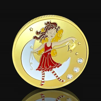Немецкая свинья Зубная фея, Золотая монета, подарок для роста детей, креативные игрушки для игры на кончиках пальцев