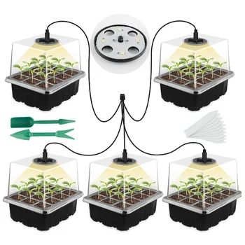 Выращивание нового устройства для выращивания рассады с лампой