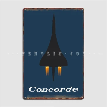 Concorde Afterburners 2 Металлическая табличка-плакат Bar Cave Wall Decor Club Classic Жестяная вывеска-плакат