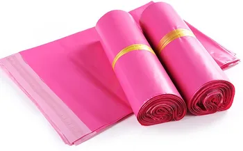 100шт 13 размеров Розовые Полиэтиленовые почтовые конверты Упаковка Пакеты для доставки пластиковая розовая сумка для почтовых конвертов Сумка для курьерской почты