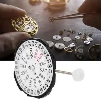 Замена кварцевого механизма часов SL28 с двойным отображением календарной даты Тремя стрелками Ремонт деталей часов Аксессуар для часовщика