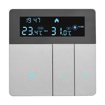 Программируемый интеллектуальный цифровой термостат Комнатный регулятор температуры с дисплеем для дома школы Офиса отеля