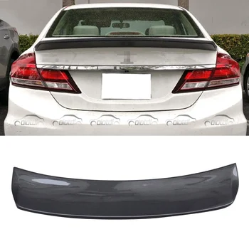 Задний спойлер багажника из углеродного волокна, крыло Утконоса для Honda Civic Coupe 9TH 2012-2015, автомобильный стайлинг