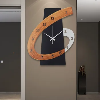 Современные особые настенные часы Элегантные винтажные роскошные настенные часы с бесшумным механизмом Relogios De Parede Украшение для спальни MX50WC