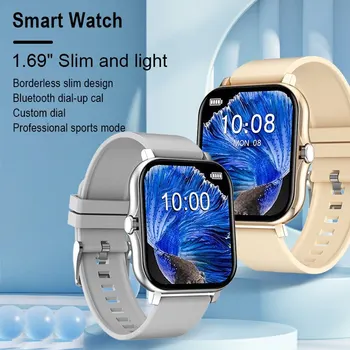Смарт-часы SH013 с функцией Bluetooth, информация о наборе номера, нажатие на сенсорный экран 1.69, мультиспортивный режим, погода, спортивный браслет с настраиваемым циферблатом