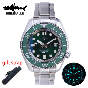 Мужские часы Heimdallr Для дайвинга С Сапфировым стеклом, Светящаяся Водонепроницаемость 300 м, Seagull ST2130, Механические Часы с автоподзаводом