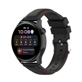 22 мм Силиконовый ремешок для часов Fitbit Versa/Huawei watch GT 2 Smartwatch / Samsung Galaxy Watch 3 / Gear 2 R380 /Amazfit Pace GTR 47 мм