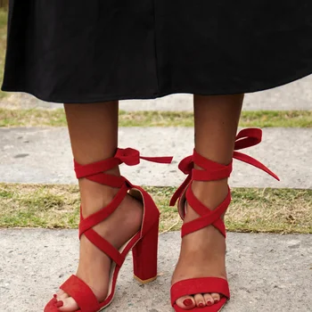 Женская обувь 2023, Модные женские туфли-лодочки на высоком каблуке с ремешком на щиколотке и открытым носком, Пикантные туфли На квадратном каблуке, Женские Zapatos De Mujer