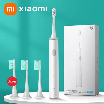 Электрическая зубная щетка Xiaomi MijiaT300, Звуковые Зубные щетки, Водонепроницаемая Автоматическая ультразвуковая зубная щетка, перезаряжаемая через USB, Оригинал