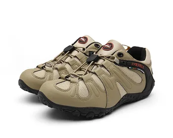 Мужская уличная противоскользящая Дышащая обувь для альпинизма, походов, мужская внедорожная Противоударная походная обувь для кемпинга в пустыне
