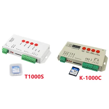 Программа светодиодного контроллера DC5-24V K-1000C (обновлен T-1000S) контроллер K1000C WS2812B, WS2811, APA102, T1000S WS28132048 Пикселей