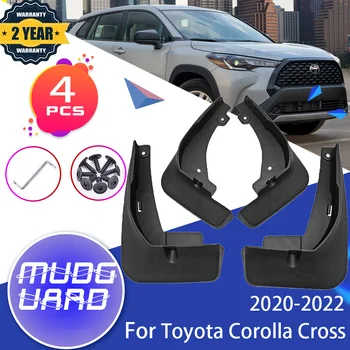 4шт Автомобильные Брызговики Для Toyota Corolla Cross XG10 2020 2021 2022 Брызговики Брызговик Переднее Заднее Колесо Автомобильные Аксессуары