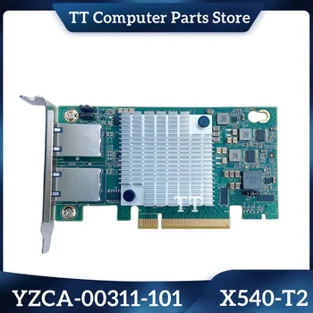 TT Оригинал для INTEL X540-T2 PCI-E Двухпортовая Сетевая карта с электрическим интерфейсом 10 Гигабит, RJ45 Inspur YZCA-00311-101