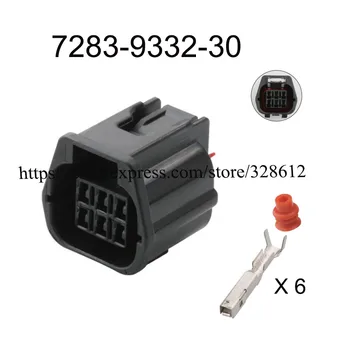 100SET 7283-9332-30 DJ7066H-1.5-21 Автомобильный провод кабель 6-контактный Водонепроницаемый автомобильный разъем женский штекер включает клеммное уплотнение
