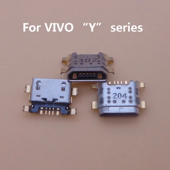 10 Шт. Для Vivo Y20 Y20i Y20s Y12 Y12s Y12a Y15 USB Порт Для Зарядки Док-станция Разъем Зарядного Устройства Запчасти для Ремонта