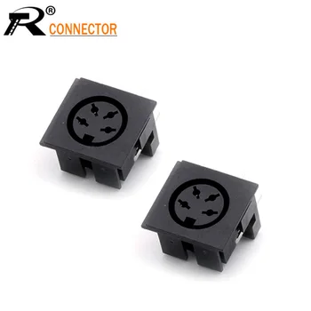 4-контактный разъем DIN Гнездо для монтажа на печатной плате разъемы Conector S Micro Power Socket PLUG 20 шт./лот