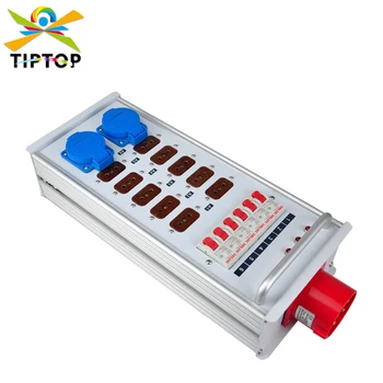 TIPTOP 12 Заземленная розетка переменного тока сетевой фильтр Корпус из алюминиевого сплава для промышленного, коммерческого и бытового использования