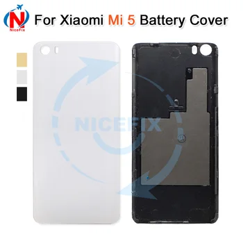 Оригинал для Xiaomi Mi 5 Задняя крышка батарейного отсека Задняя крышка корпуса чехол для xiaomi mi 5 замена заднего корпуса