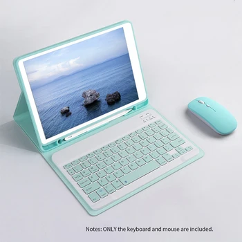Комбинированный планшет с беспроводной клавиатурой и мышью ультратонкого дизайна, перезаряжаемый аккумулятор для системы поддержки смартфонов MASOS iOS Windows