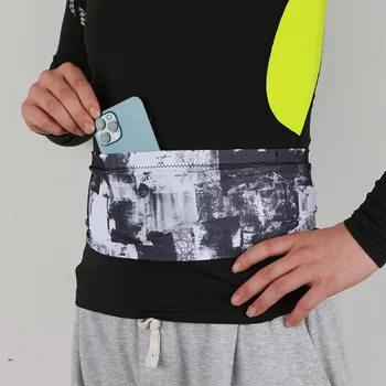 Профессиональная легкая поясная сумка для бега спортивный ремень Мобильный телефон Мужчины Женщины со скрытым чехлом Спортивные сумки пояс для бега Поясная сумка