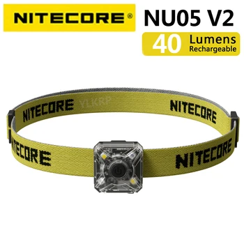 Сигнальная лампа NITECORE NU05 V2 40 люмен, поддержка USB-зарядки